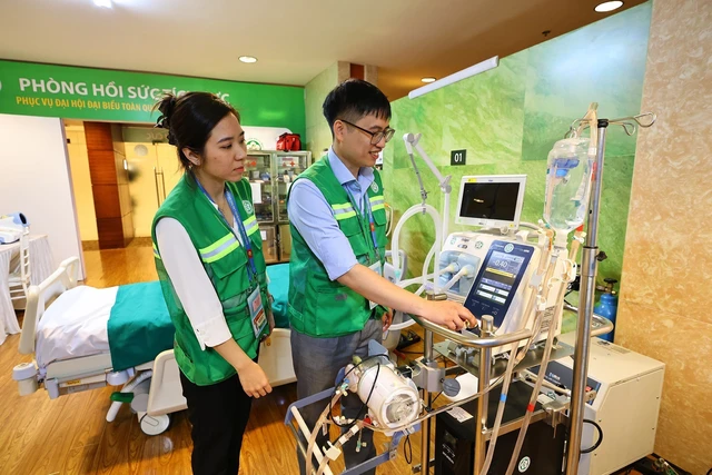 Ngành y tế đảm bảo nhân lực, trang thiết bị phục vụ Đại hội XIV của Đảng