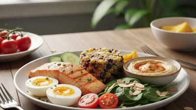 Mẹo phối hợp đạm động vật với thực vật: 6 thực đơn gợi ý giúp dáng đẹp, tóc đen