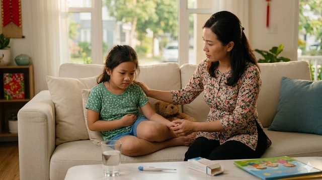 Vì sao trẻ thường xuyên đau bụng dù đi khám không ra bệnh?