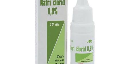 Bộ Y tế thu hồi toàn quốc lô thuốc nhỏ mắt Natri clorid 0,9%
