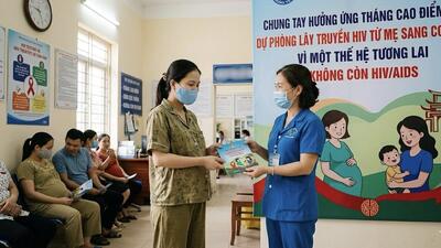 CHUNG TAY HƯỞNG ỨNG THÁNG CAO ĐIỂM DỰ PHÒNG LÂY TRUYỀN HIV TỪ MẸ SANG CON: VÌ MỘT THẾ HỆ TƯƠNG LAI KHÔNG CÒN HIV/AIDS