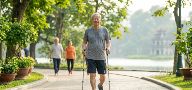 5 lợi ích của đi bộ cho người trên 60 tuổi