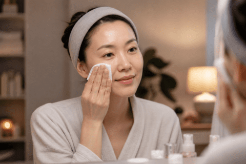 5 bước chăm sóc da buổi tối giảm nếp nhăn cho phụ nữ sau 40 tuổi