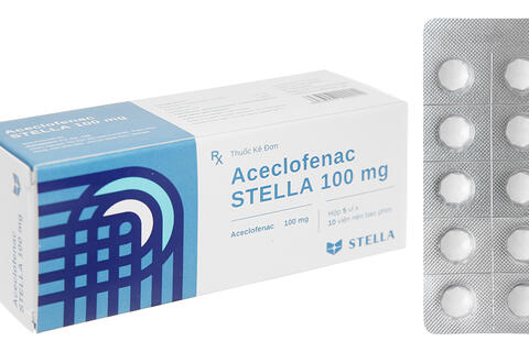 Thu hồi lô thuốc Aceclofenac STELLA 100mg toàn quốc
