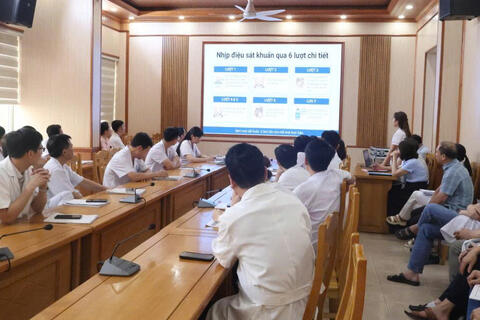 BVĐK tỉnh Hưng Yên tăng cường tuân thủ quy trình vệ sinh tay ngoại khoa