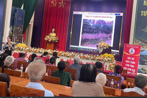 Phường Hồng Châu đẩy mạnh truyền thông về giới, giới tính và mất cân bằng giới tính khi sinh