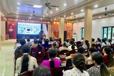 Hưng Yên: Quảng bá dịch vụ điều trị dự phòng trước phơi nhiễm với HIV (PrEP) tại xã Bình Định