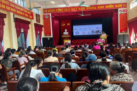 Xã Nam Thái Ninh truyền thông, tư vấn về Chương trình bảo đảm mức sinh thay thế năm 2026