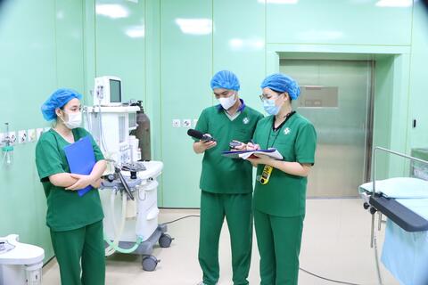 Quan trắc môi trường lao động tại Bệnh viện Thái Bình