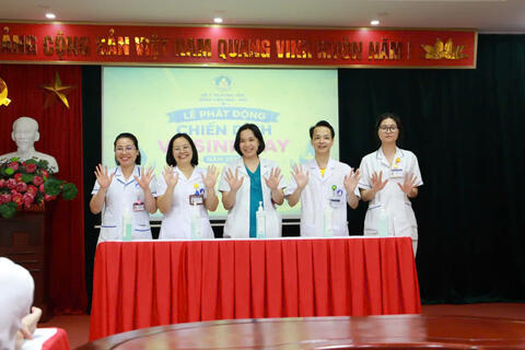 Bệnh viện Sản-Nhi tỉnh Hưng Yên: Tổ chức Lễ phát động Chiến dịch Vệ sinh tay năm 2026