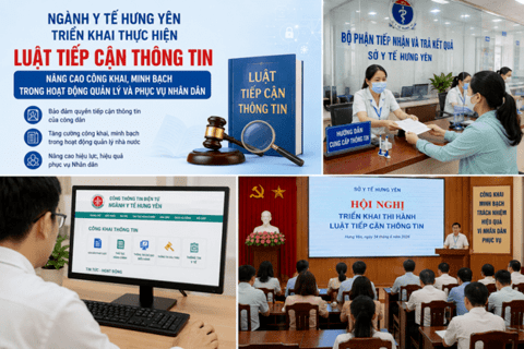 Ngành Y tế Hưng Yên: Công khai, minh bạch trong phục vụ Nhân dân theo Luật Tiếp cận thông tin