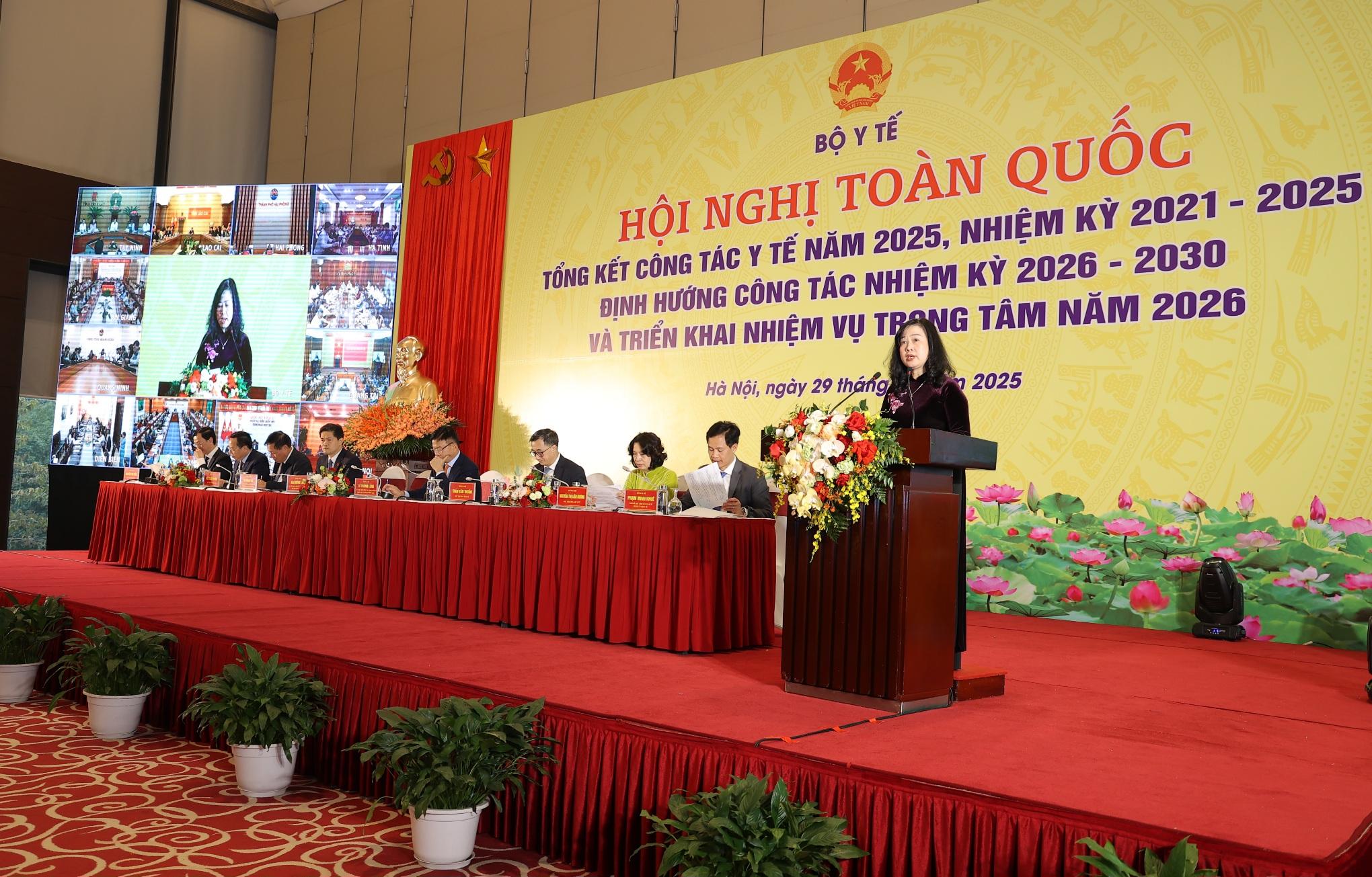 Bộ trưởng Đào Hồng Lan: Nhiệm kỳ 2021- 2025, nhiều chỉ tiêu chủ yếu của ngành y tế đều đạt, vượt kế hoạch- Ảnh 5. Bộ trưởng Đào Hồng Lan: Nhiệm kỳ 2021- 2025, nhiều chỉ tiêu chủ yếu của ngành y tế đều đạt, vượt kế hoạch- Ảnh 5.