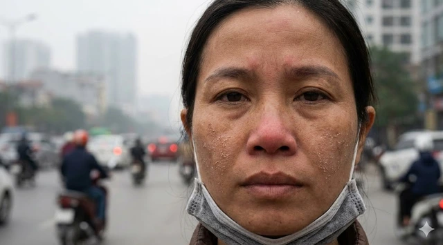 Không khí ô nhiễm tàn phá làn da như thế nào?- Ảnh 2.